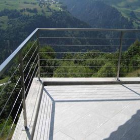Geländer Balkon aussen- Caviezel Oscar - Schlosserei