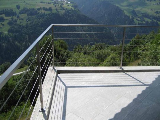 Geländer Balkon aussen- Caviezel Oscar - Schlosserei